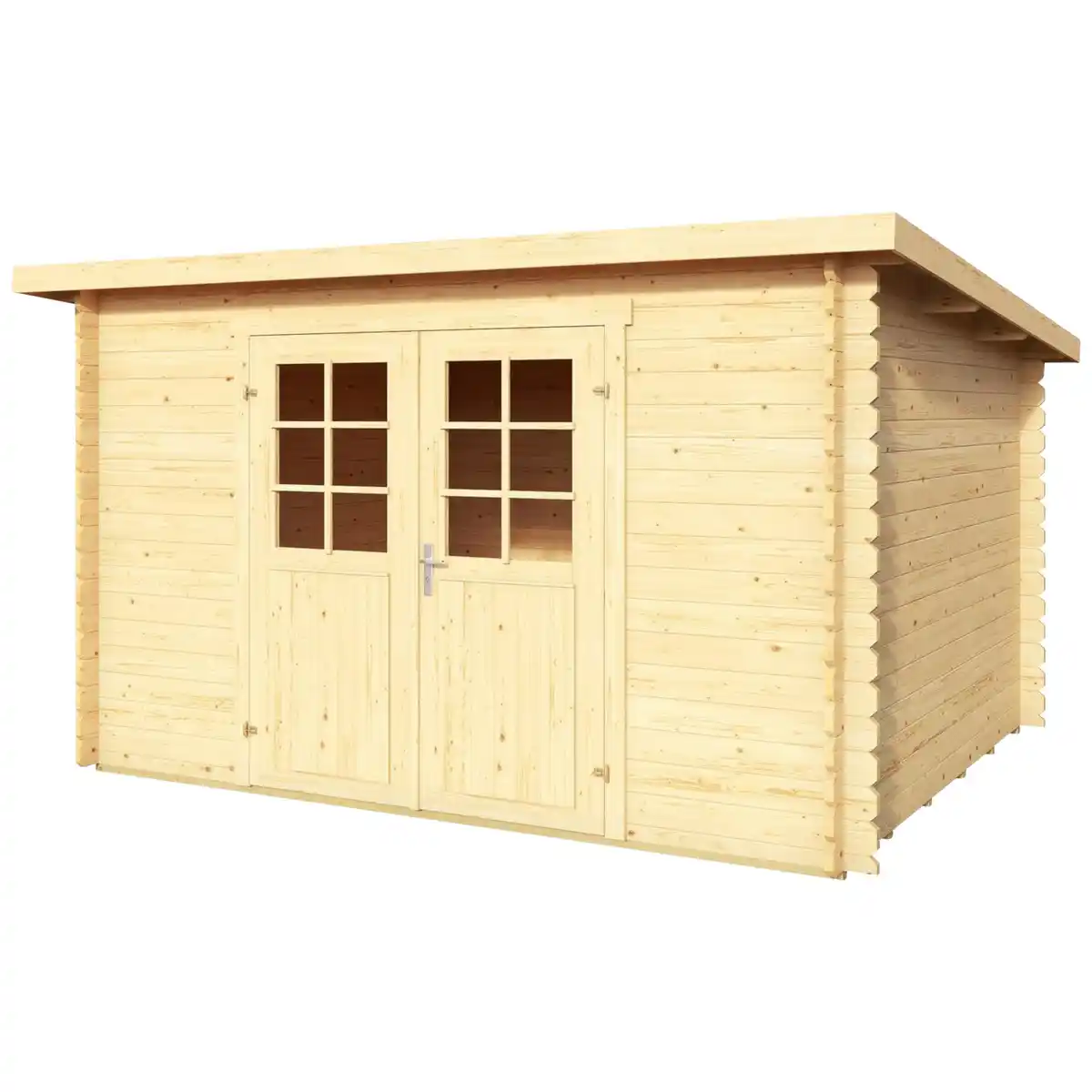 Bild 2 von Blockbohlenhaus »Malta 2«, Holz, BxHxT: 344 x 217 x 250 cm (Außenmaße inkl. Dachüberstand)