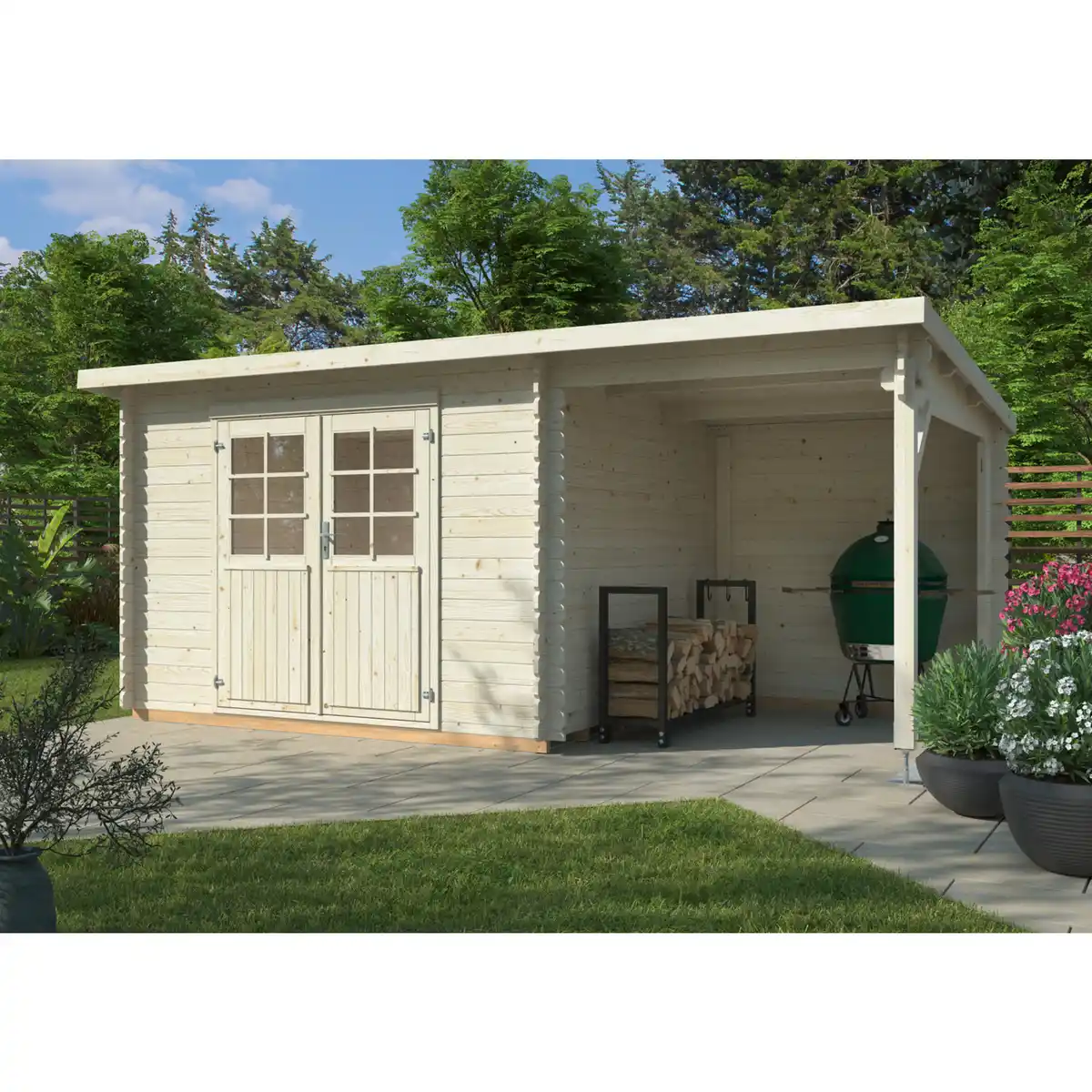 Bild 1 von Gartenhaus »Malta«, BxHxT: 524 x 217 x 296 cm (Außenmaße inkl. Dachüberstand)