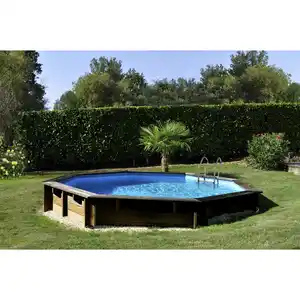 Rundpool, braun, ØxH: 500 x 127 cm
