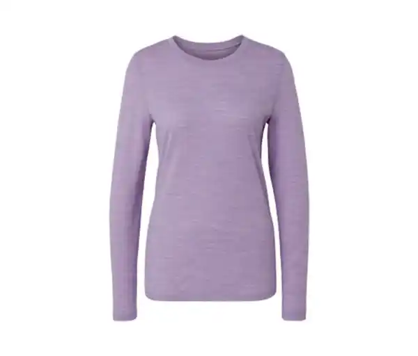 Bild 1 von Langarmshirt mit Merinowolle, lila