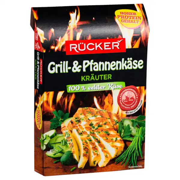 Bild 1 von Rücker Grill-& Pfannenkäse Kräuter 150g