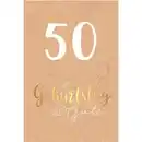 Bild 1 von Geburtstagskarte - Zum 50.Geburtstag - Alles Gute