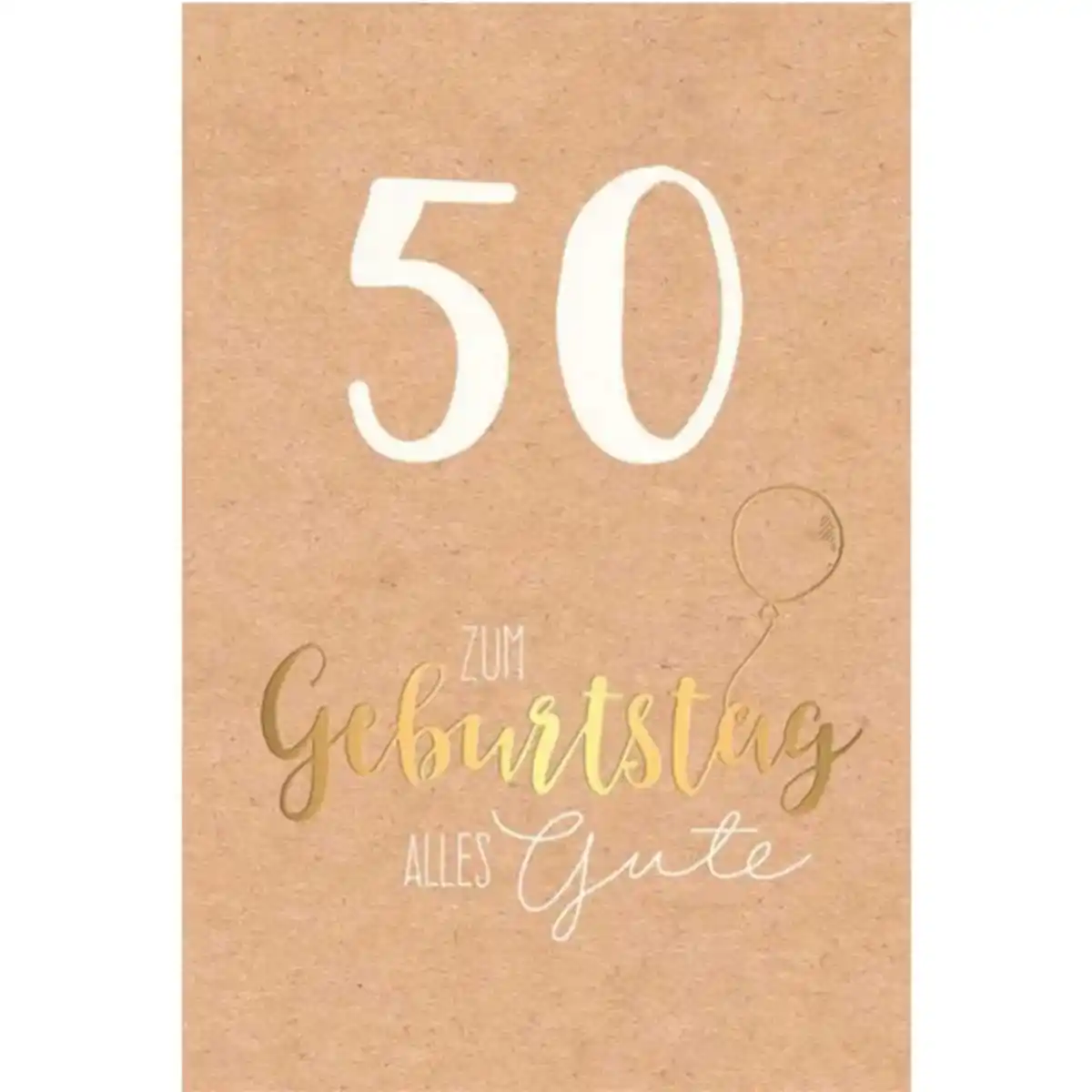 Bild 1 von Geburtstagskarte - Zum 50.Geburtstag - Alles Gute
