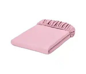 Perkal-Spannbettlaken, rosa, Normalgröße