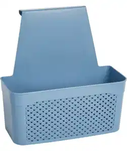 Aufbewahrungskorb zum Aufhängen mit Punkten, blau