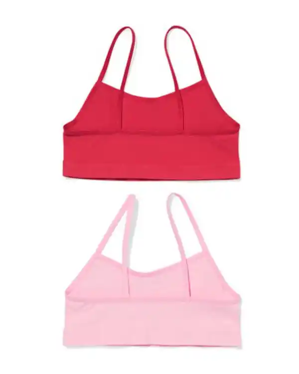 Bild 4 von Kinder-Oberteile nahtlos – 2 Stück rosa