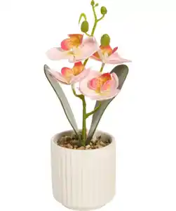Kunstblume Orchidee, pink