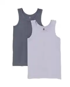 Hemd 2er-Pack grau