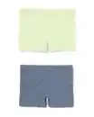 Bild 1 von Kinder-Boxershorts nahtlos gerippt - 2 Stück limettengrün