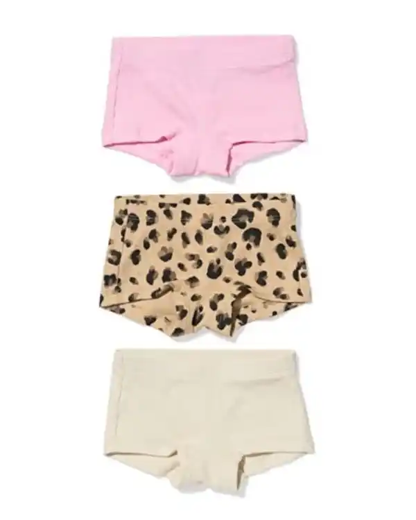 Bild 1 von Kinder-Boxershorts gerippt, Leopard – 3 Stück braun