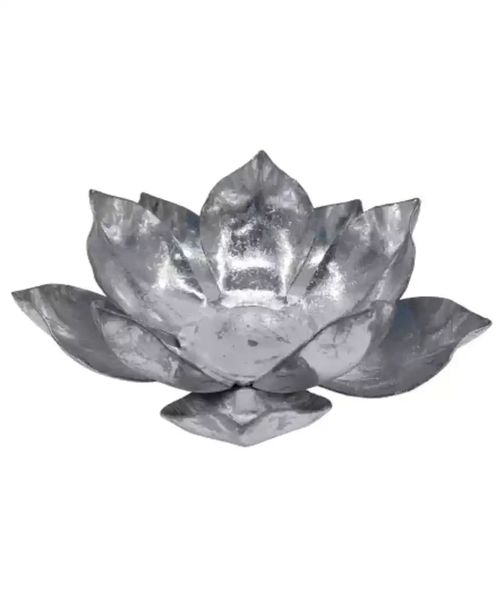 Bild 1 von Teelichthalter Lotusblüte, silber