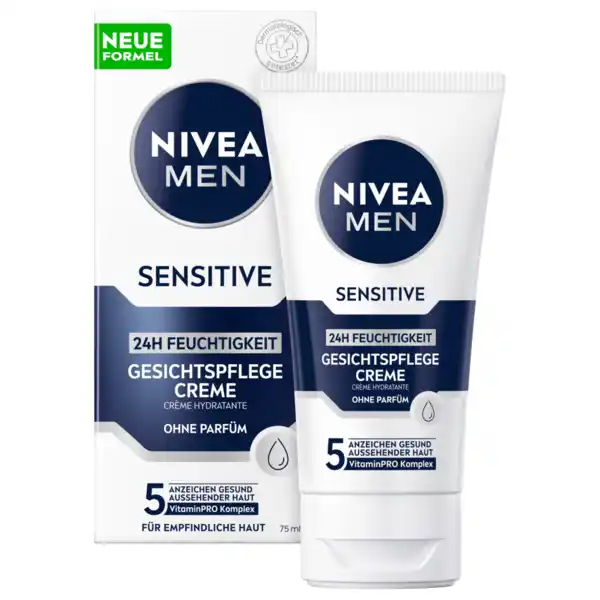 Bild 1 von NIVEA Men Gesichtspflege Creme Sensitive 75ml