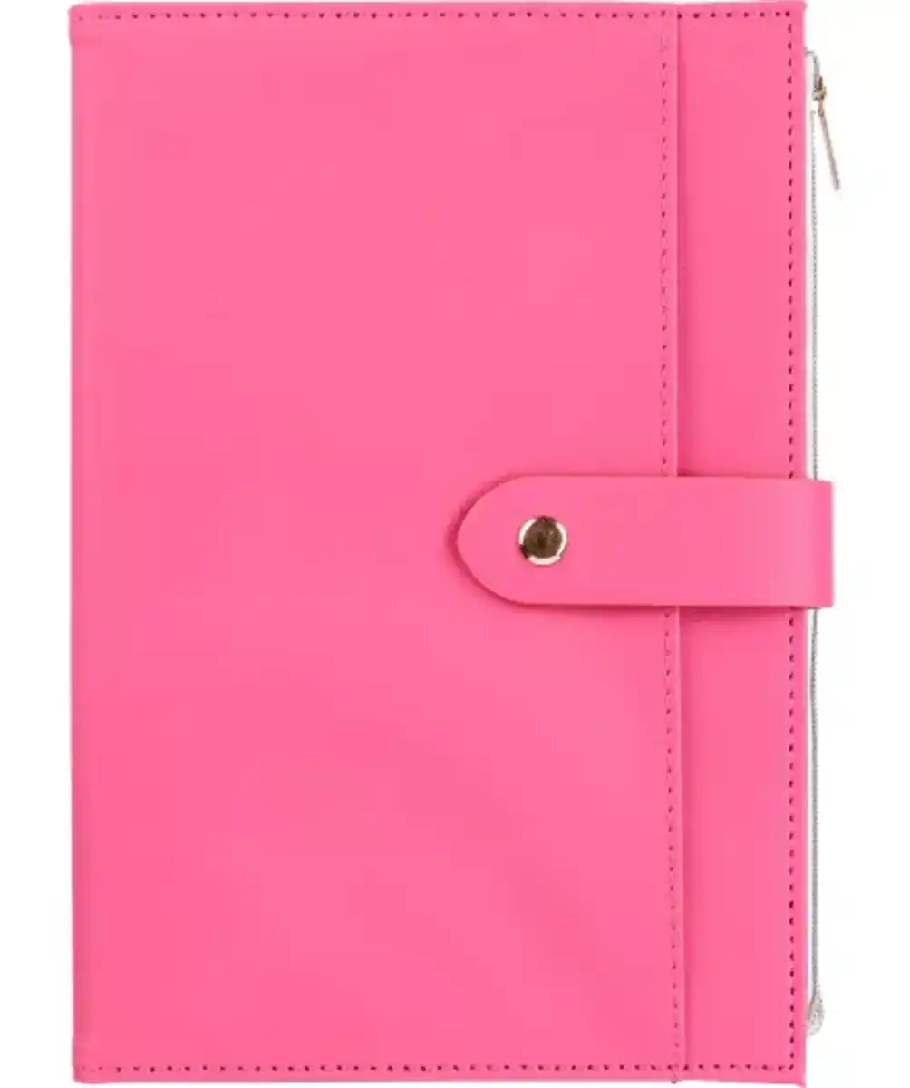 Bild 1 von Notizbuch mit Reißverschlusstasche, beere