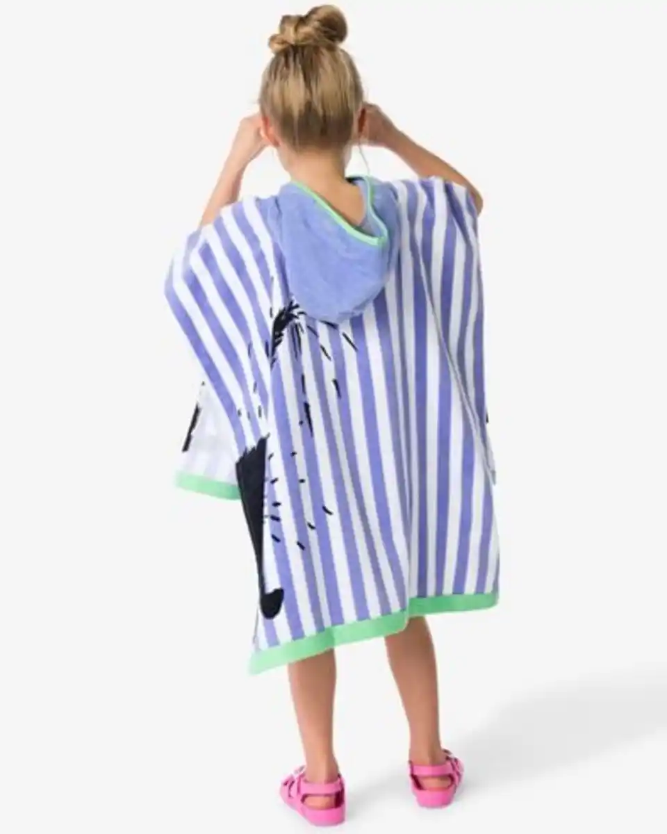 Bild 2 von Siepie Strandponcho für Kinder 60x60 cm Velours