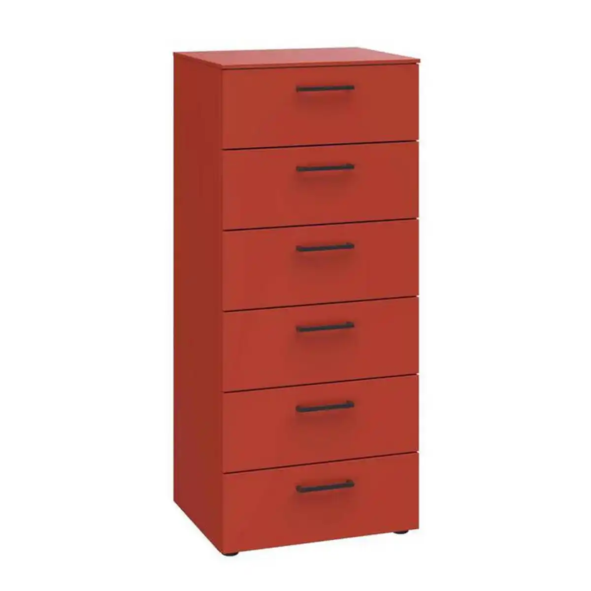 Bild 1 von Xora Kommode Primolar Garda, Rot, Koralle, Metall, 6 Schubladen, 50x118x41 cm, Typenauswahl, stehend, in verschiedenen Größen erhältlich, Wohnzimmer, Kommoden & Sideboards, Kommoden