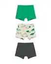 Bild 1 von Kinder-Boxershorts Auto – 3 Stück grün