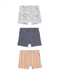 Boxershorts 3er-Pack hellblau