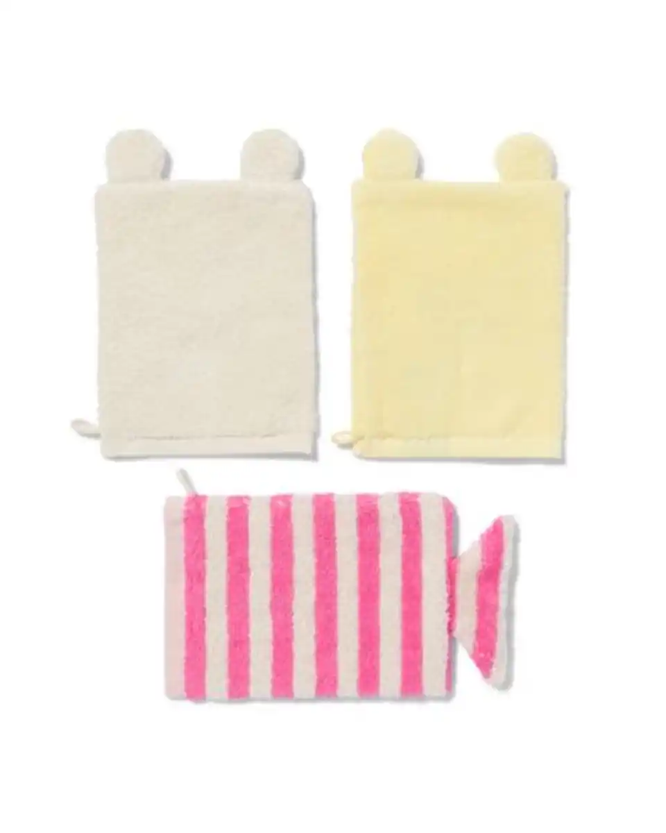 Bild 3 von Kinder-Waschhandschuhe - 3 Stück