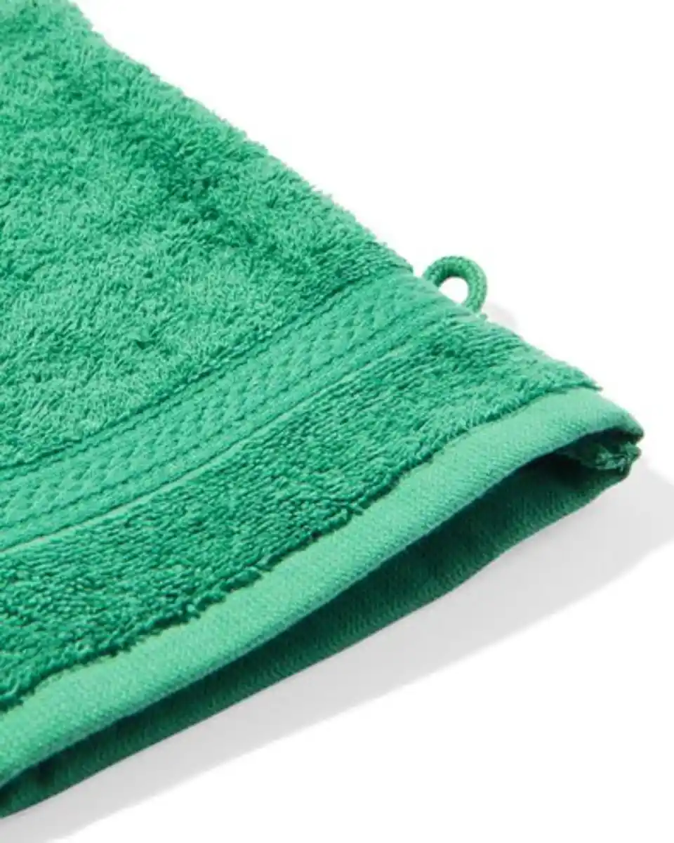 Bild 2 von Waschhandschuh 16x21cm schwere Qualität, Mittelgrün