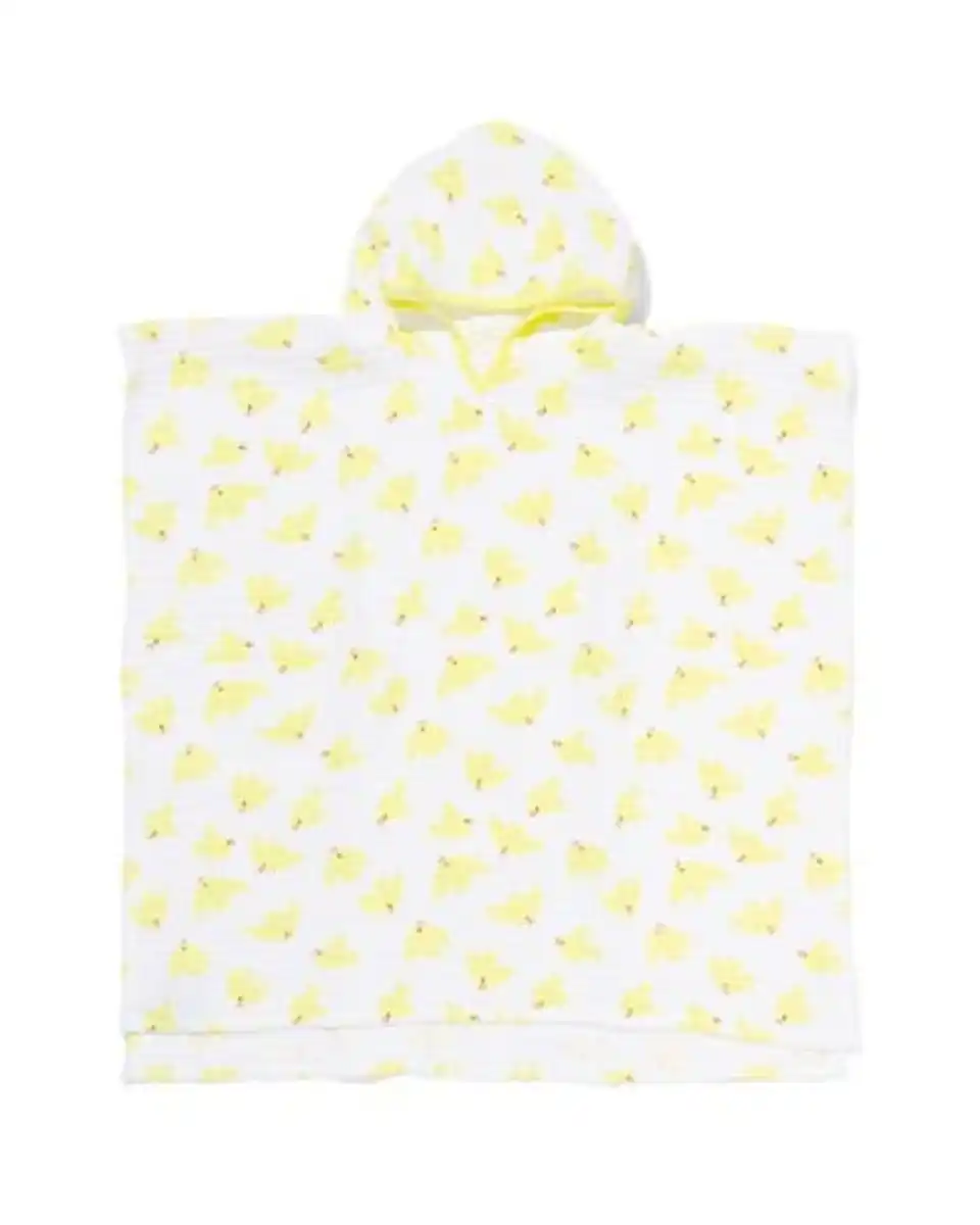 Bild 1 von Strandponcho für Kinder 60x60 cm Musselin Vogel
