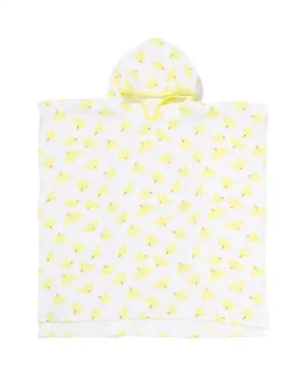 Bild 1 von Strandponcho für Kinder 60x60 cm Musselin Vogel
