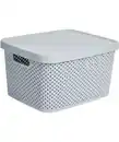 Bild 1 von Aufbewahrungsbox mit Punkten, grau