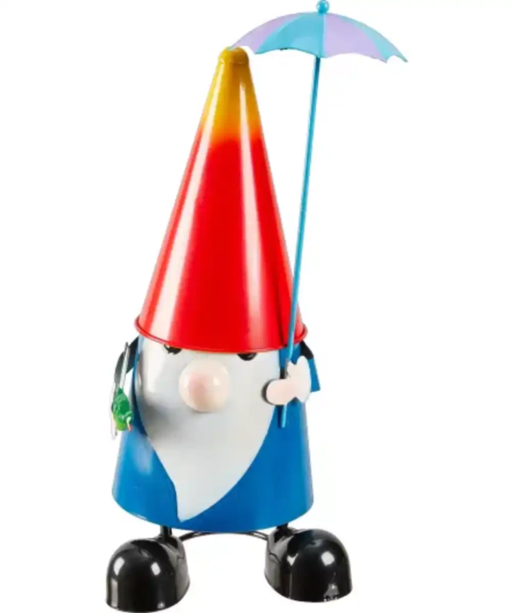 Bild 1 von Gartenzwerg aus Zink, blau