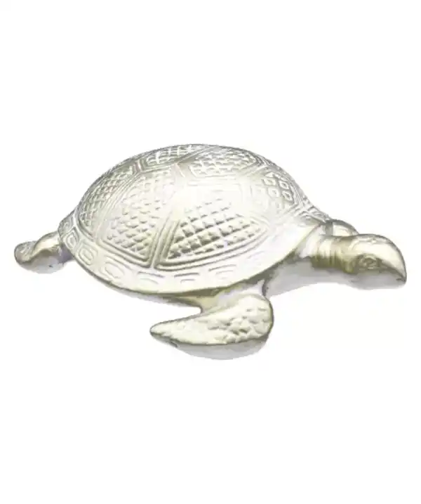 Bild 1 von Deko-Schildkröte, Weiß/gold