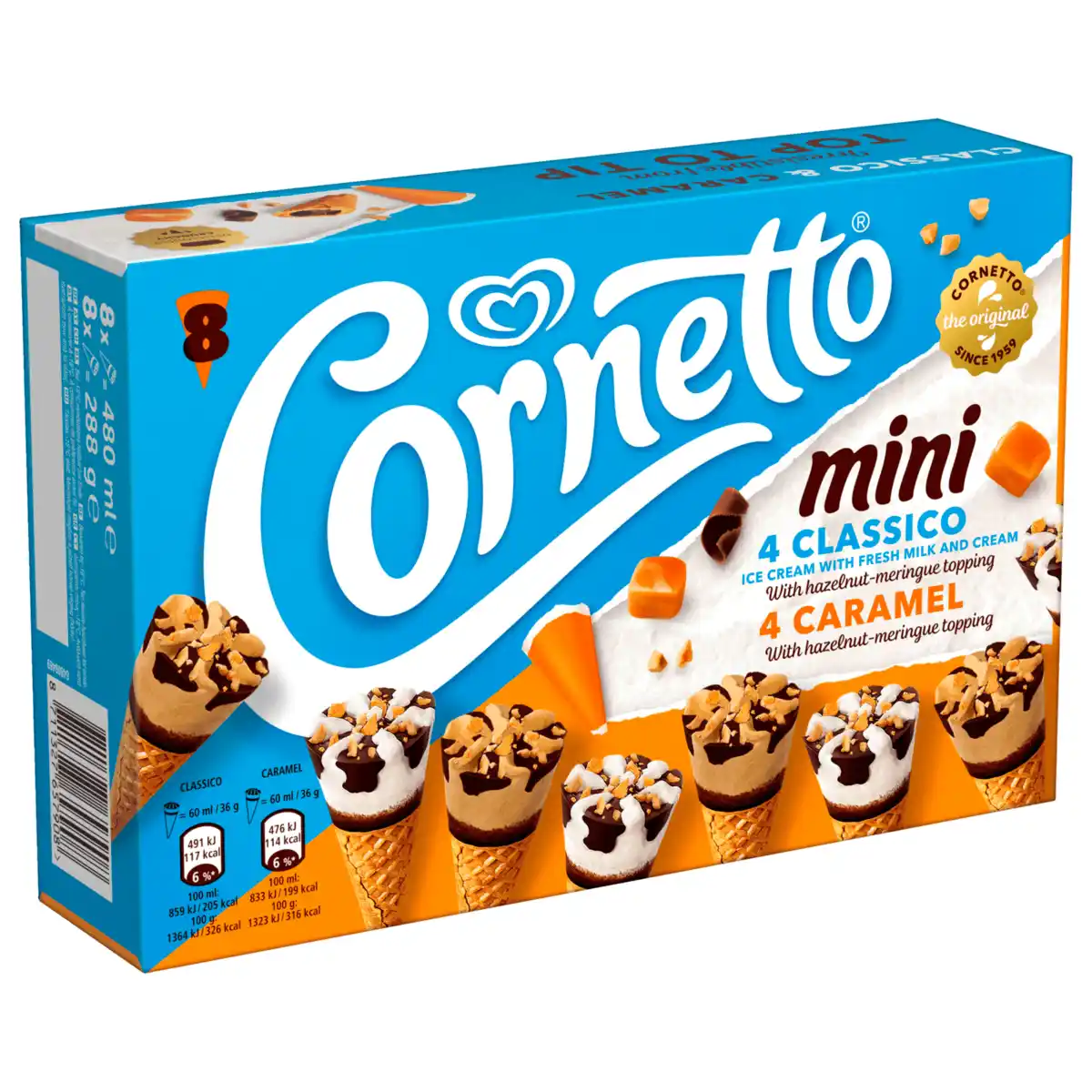Bild 1 von Cornetto Mini Classico Caramel 480ml