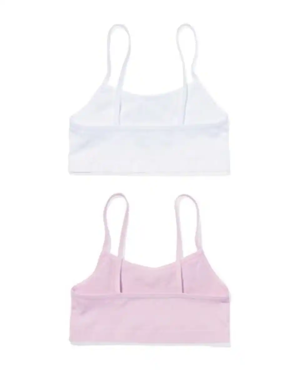 Bild 4 von 2er-Pack Kinder-Tops, nahtlos, gerippt helllila