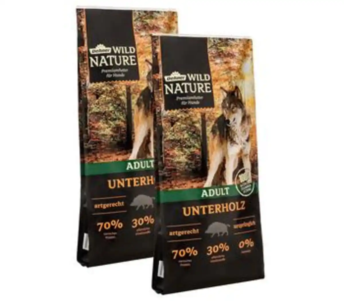 Bild 1 von Dehner Wild Nature Trockenfutter für Hunde Unterholz Adult