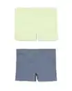 Bild 4 von Kinder-Boxershorts nahtlos gerippt - 2 Stück limettengrün