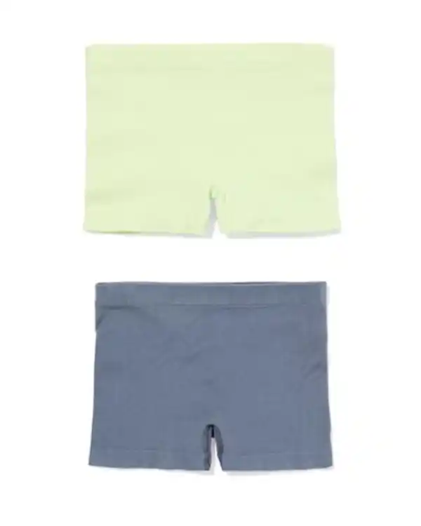 Bild 4 von Kinder-Boxershorts nahtlos gerippt - 2 Stück limettengrün