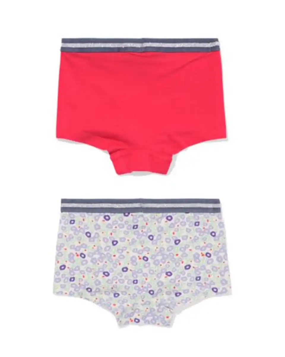 Bild 4 von Kinder-Boxershorts Blumen – 2 Stück rosa