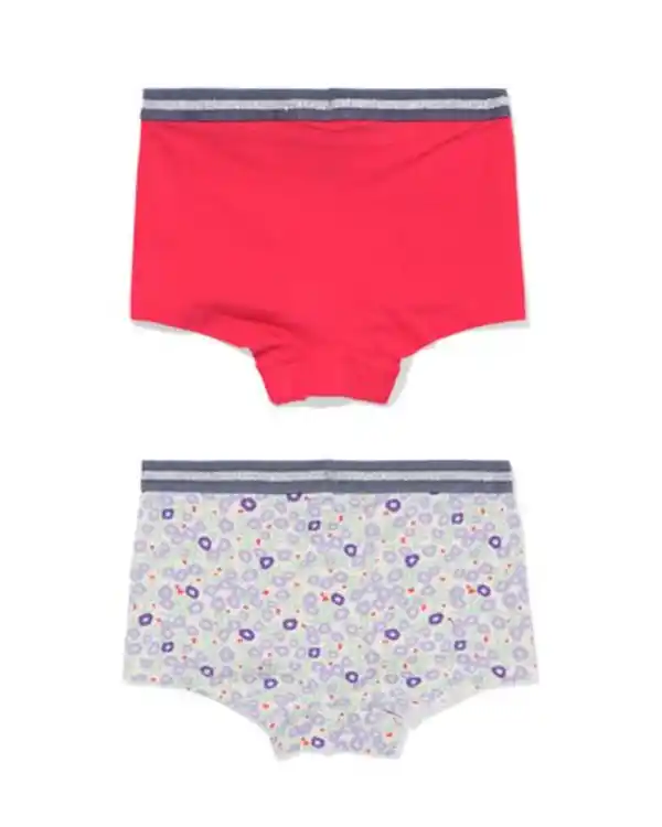 Bild 4 von Kinder-Boxershorts Blumen – 2 Stück rosa
