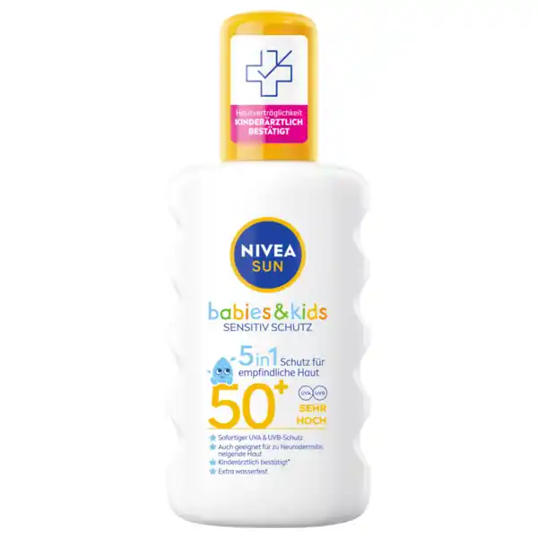 Bild 1 von NIVEA Sun Babies & Kids Sonnenspray Sensitiv LSF 50+ 200ml