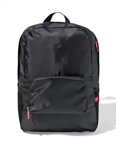 Rucksack, faltbar, 25 x 15 x 35 cm, schwarz