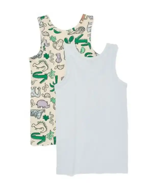 Bild 2 von Kindershirts Dschungel – 2 Stück hellblau