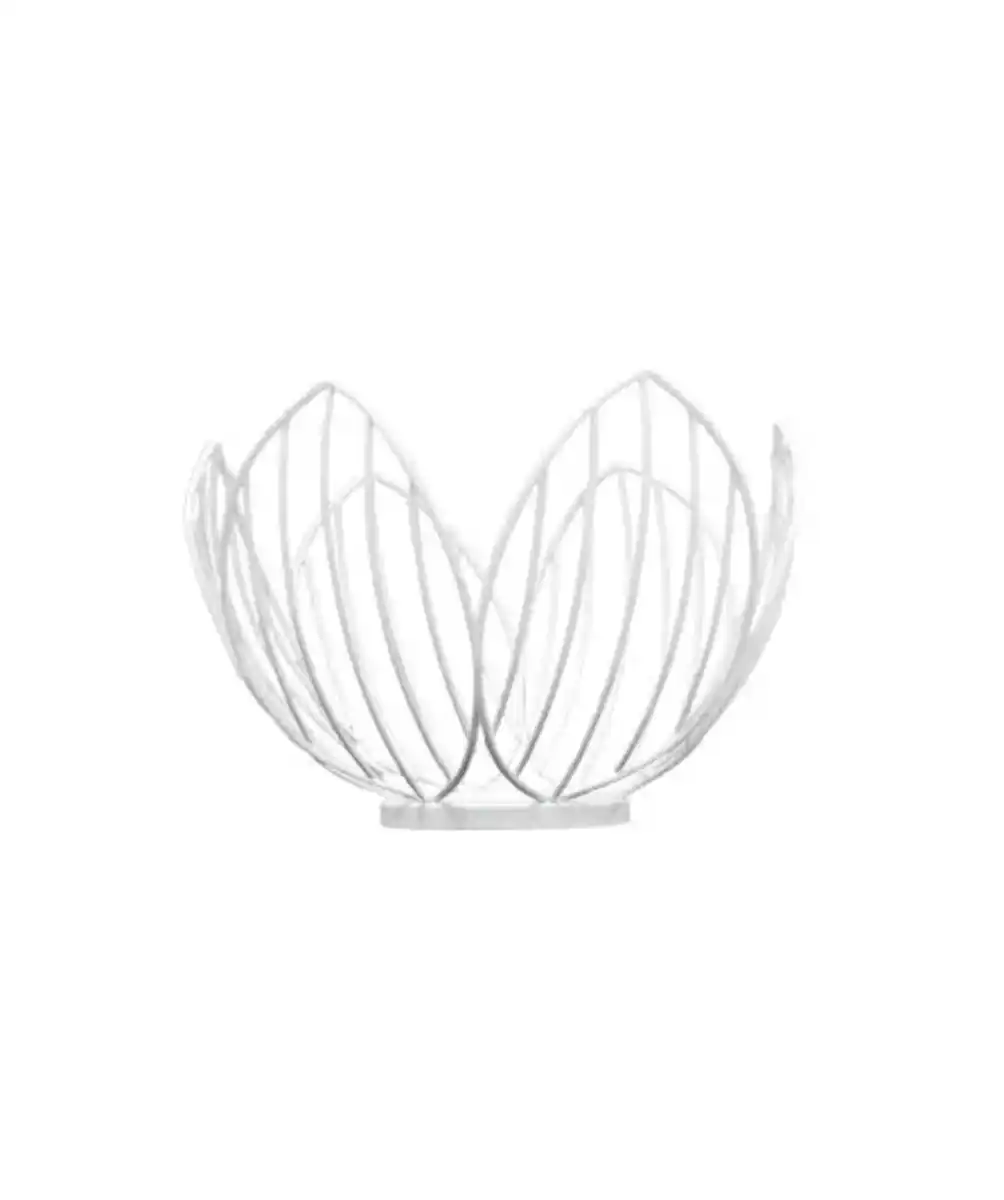 Bild 1 von Teelichthalter Lotusblüte, weiß
