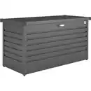 Bild 1 von Biohort Kissenbox, Dunkelgrau, Metall, 160x83x79 cm, Qualität aus Österreich, Deckel aufklappbar, absperrbar, integrierte Durchlüftung, wartungsfrei, regenwasserdicht, Aufbewahrung & Schutzhüllen