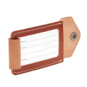 LEATHER LUGGAGE TAG Unisex - Adressanhänger