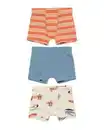 Bild 1 von Kinder-Boxershorts Stretch-Baumwolle – 3 Stück eierschalenfarben