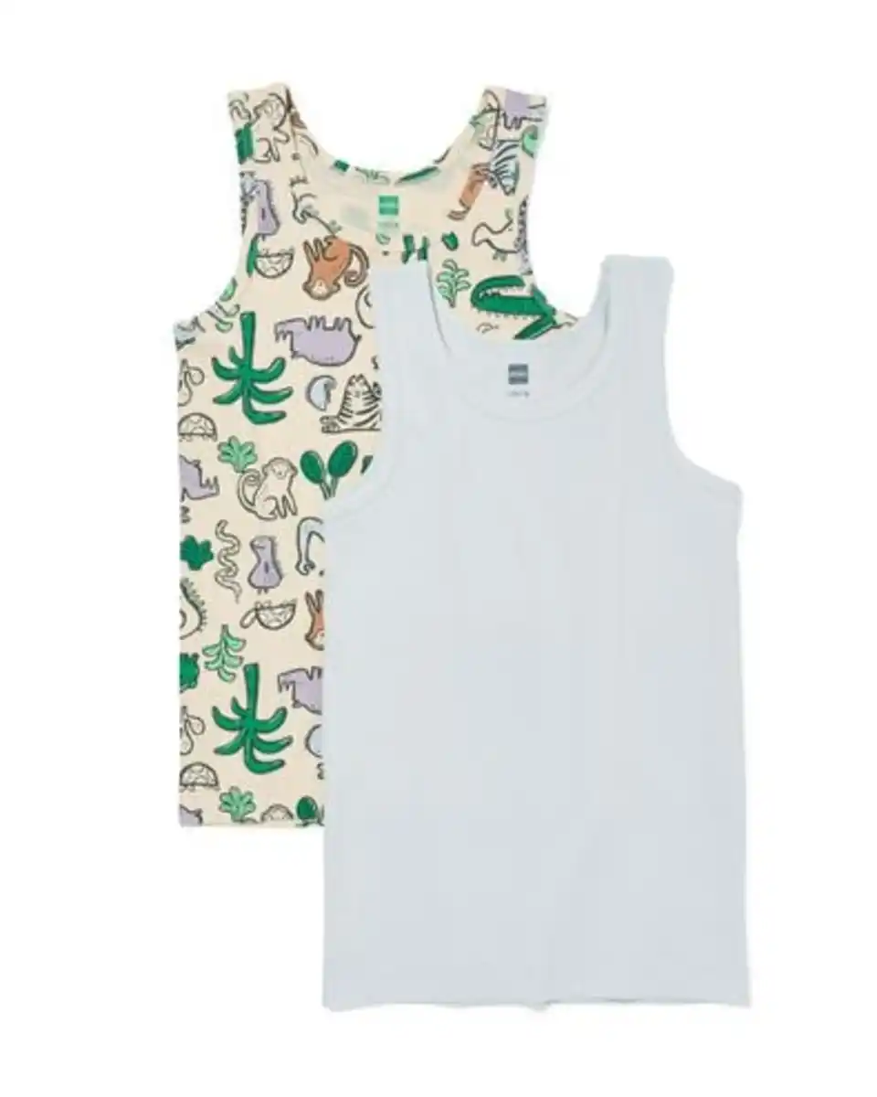 Bild 1 von Kindershirts Dschungel – 2 Stück hellblau