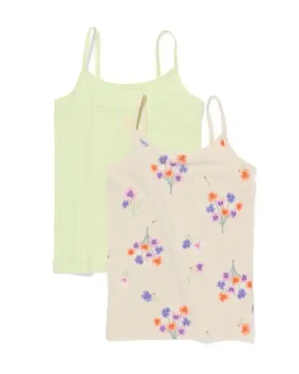 Bild 1 von Blumenshirts für Kinder – 2 Stück bunt