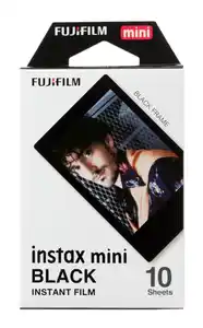 instax™ mini Fotopapier, Black, 10er-Pack