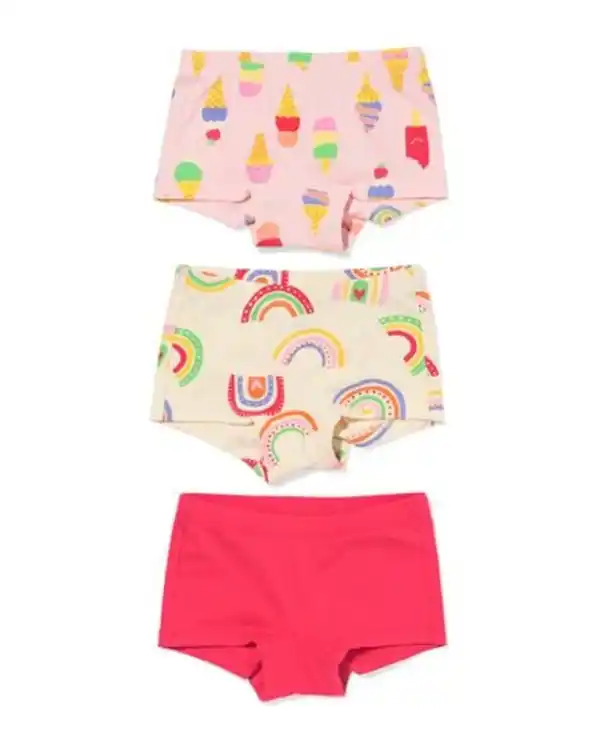 Bild 1 von Kinder-Boxershorts Regenbogen – 3 Stück bunt