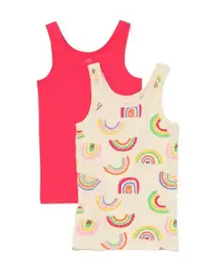 Kindershirts Regenbogen – 2 Stück bunt