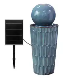 Dehner Keramik-Solarbrunnen Altona, ca. H72,5 cm