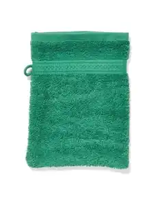 Waschhandschuh 16x21cm schwere Qualität, Mittelgrün