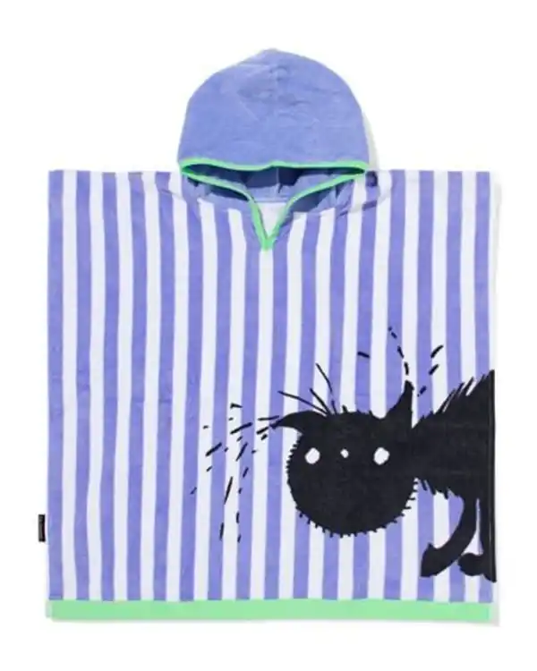 Bild 3 von Siepie Strandponcho für Kinder 60x60 cm Velours